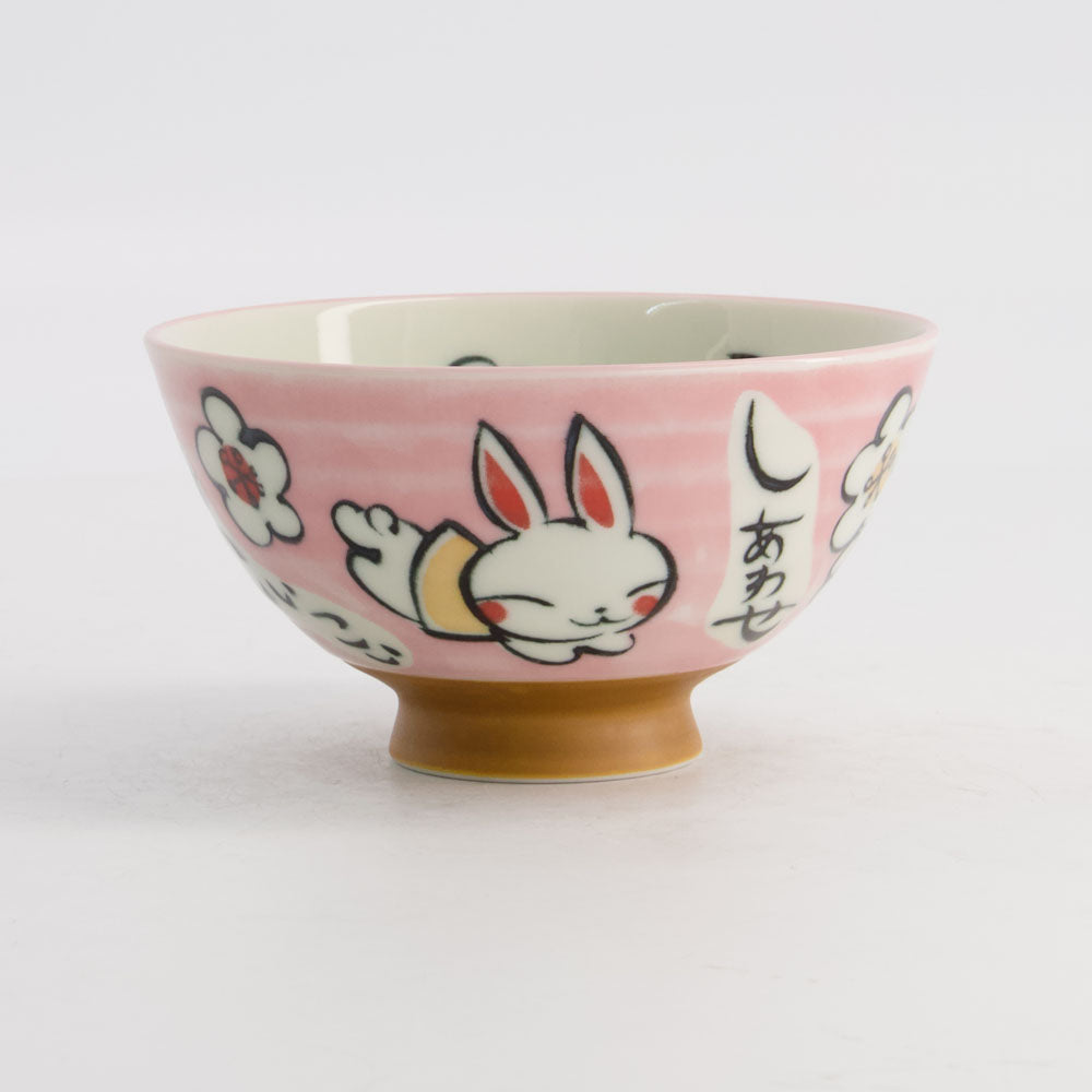 Kawaii Rabbit | Pink | Rice Bowl 300 ml