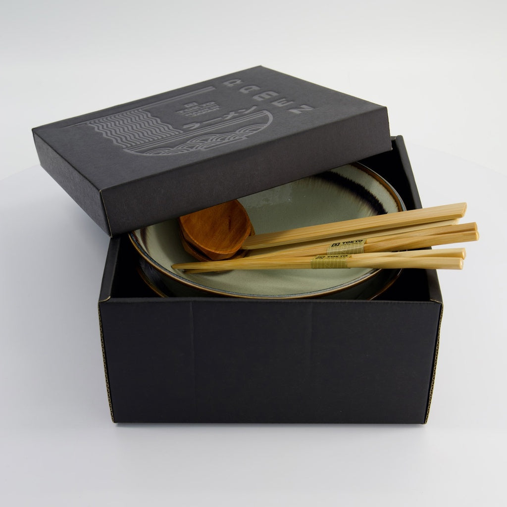 Ramen-Geschenkset Wasabi Japan 6-teilig 1300 ml