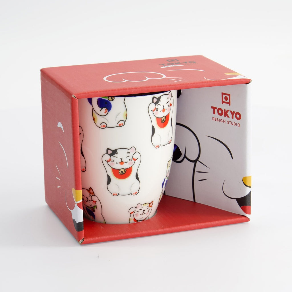 Kawaii Neko | Weiß | Tasse mit Geschenkbox 340 ml
