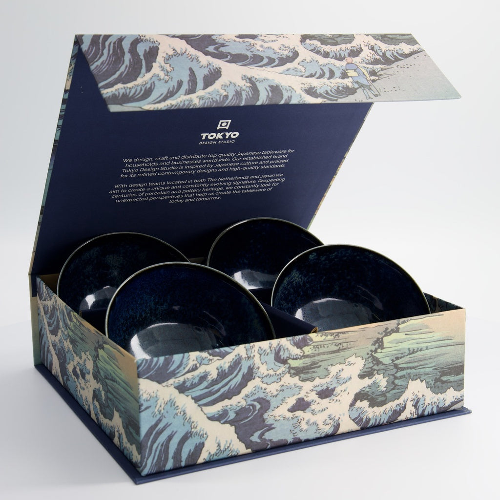 Bowl-Geschenkset Cobalt Blue 4er-Set, je 500 ml