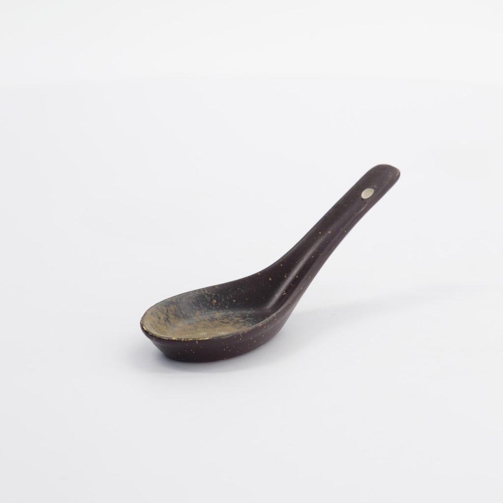 Tajimi Löffel | Braun Schwarz 13,5 cm