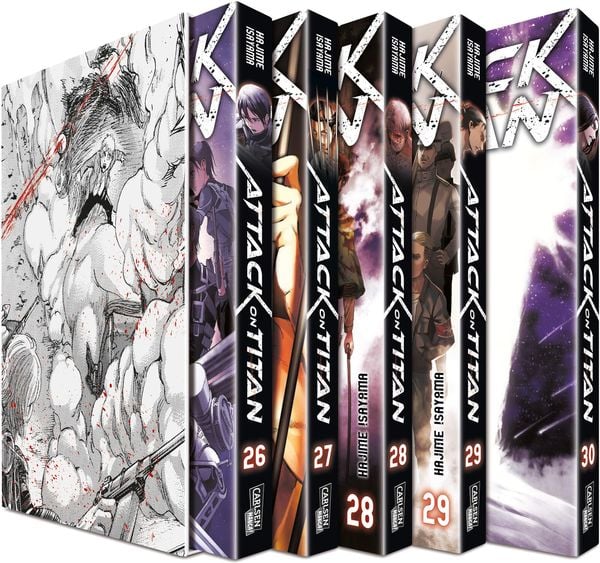 Attack on Titan | Band 26 - 30 im Schuber