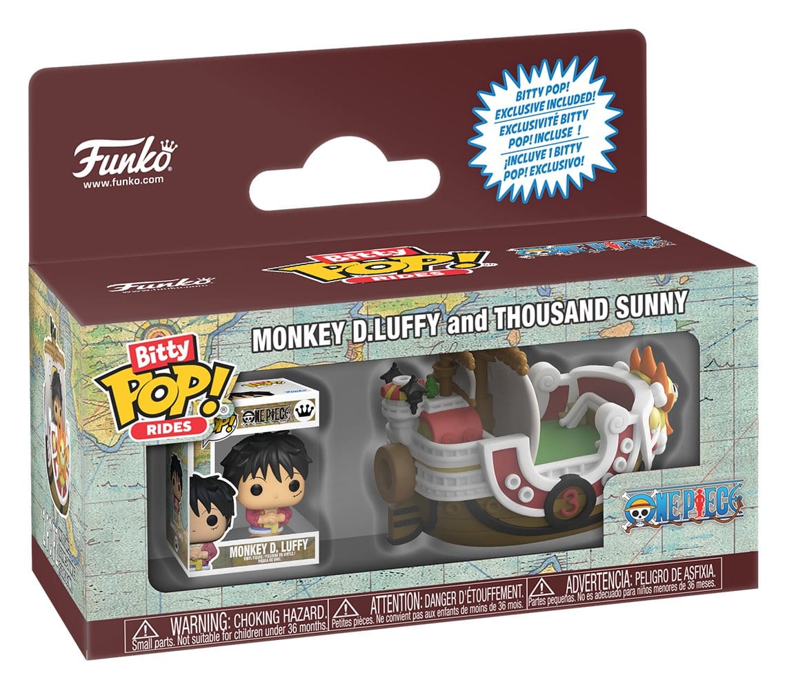 Thousand Sunny w/Luffy | One Piece | Bitty POP! Ride Vinyl Figur
