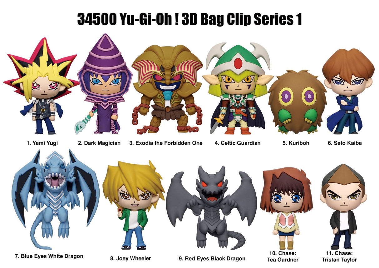 Yu-Gi-Oh | 3D PVC-Taschenanhänger | Series 1