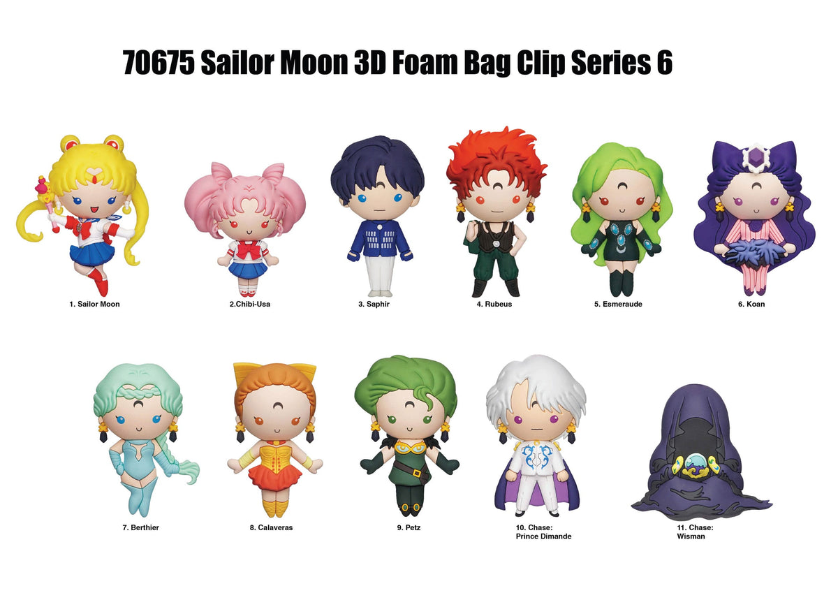 Sailor Moon | 3D PVC-Taschenanhänger | Series 6