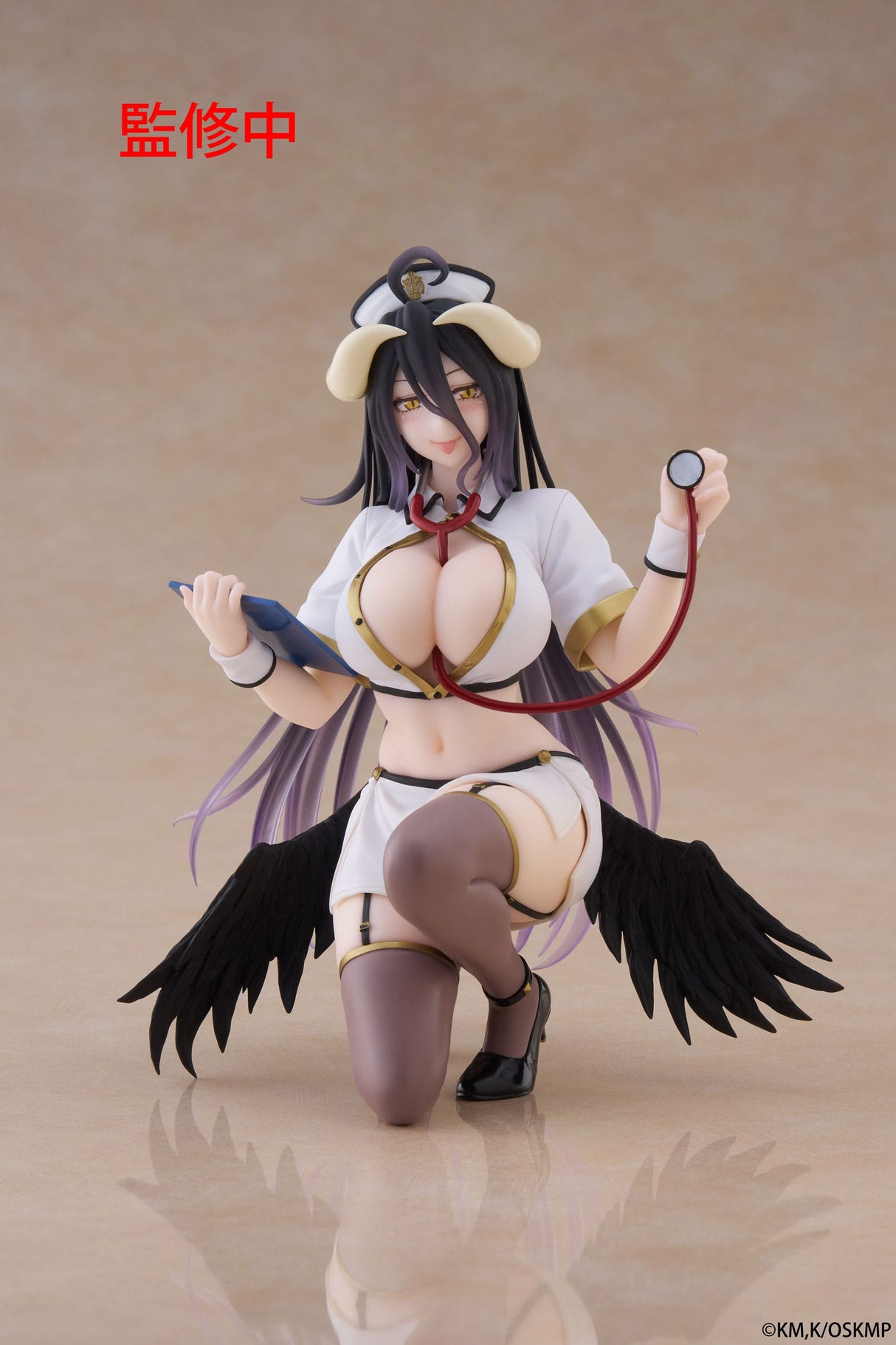 Albedo (Nurse Version) | Overlord | Desktop Cute PVC Figure 13 cm