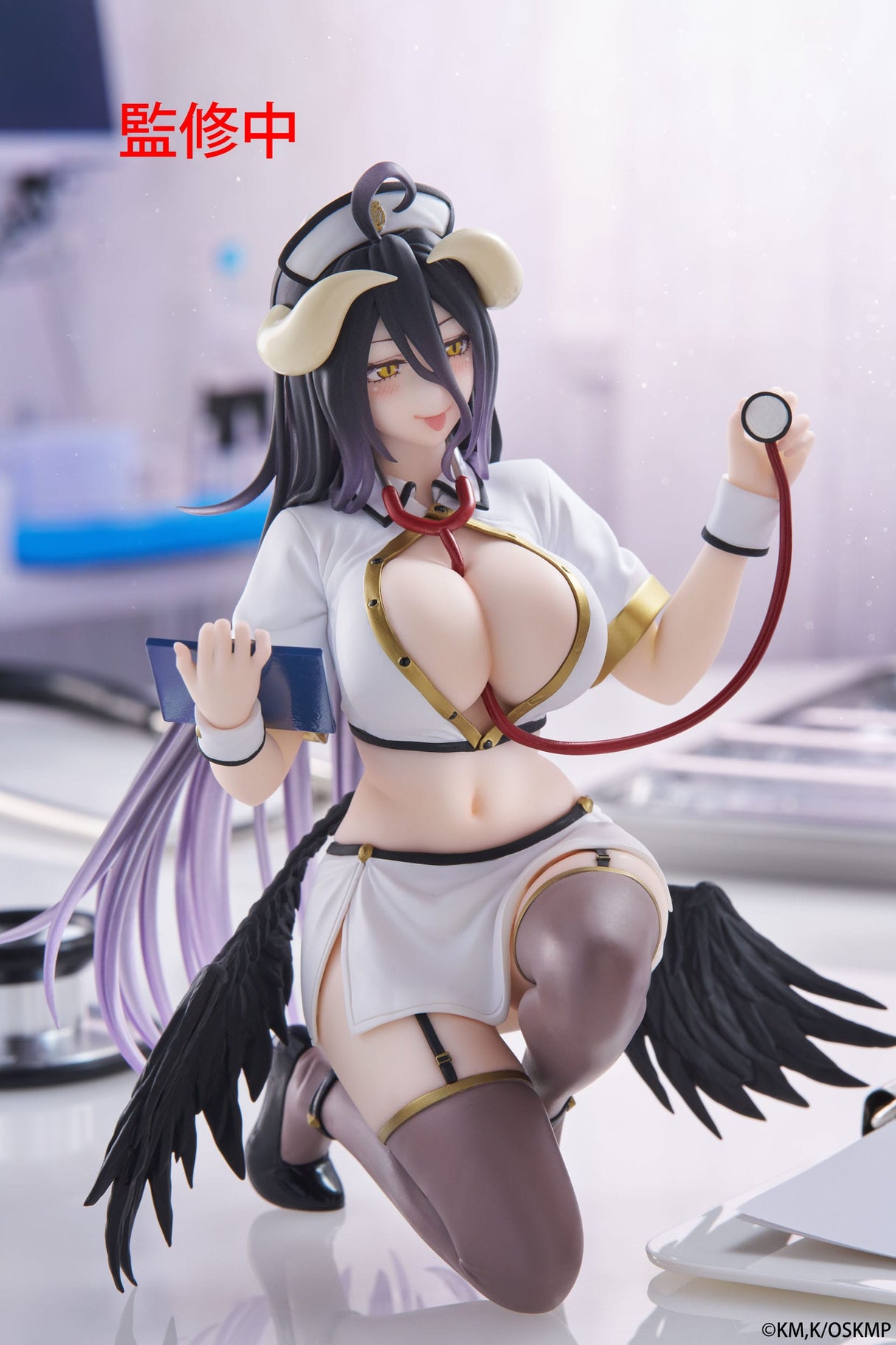Albedo (Nurse Version) | Overlord | Desktop Cute PVC Figure 13 cm