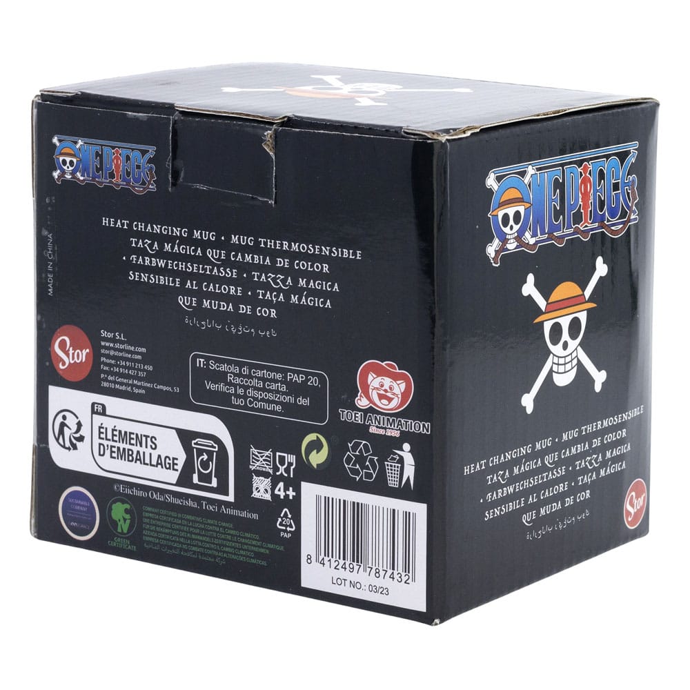 Money D. Luffy | One Piece | Tasse mit Thermoeffekt 325 ml