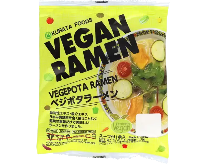 Kurata - Vegan Ramen Vegepota 119g