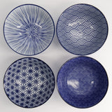 Nippon Blue Bowl-Geschenkset Japonism 4er-Set, je 500 ml