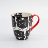 Kawaii Maneko | Schwarz | Tasse mit Geschenkbox 340  ml