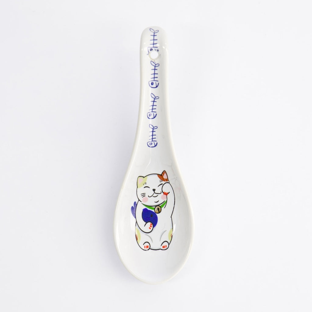 Kawaii Lucky Cat Neko | Blau | Löffel