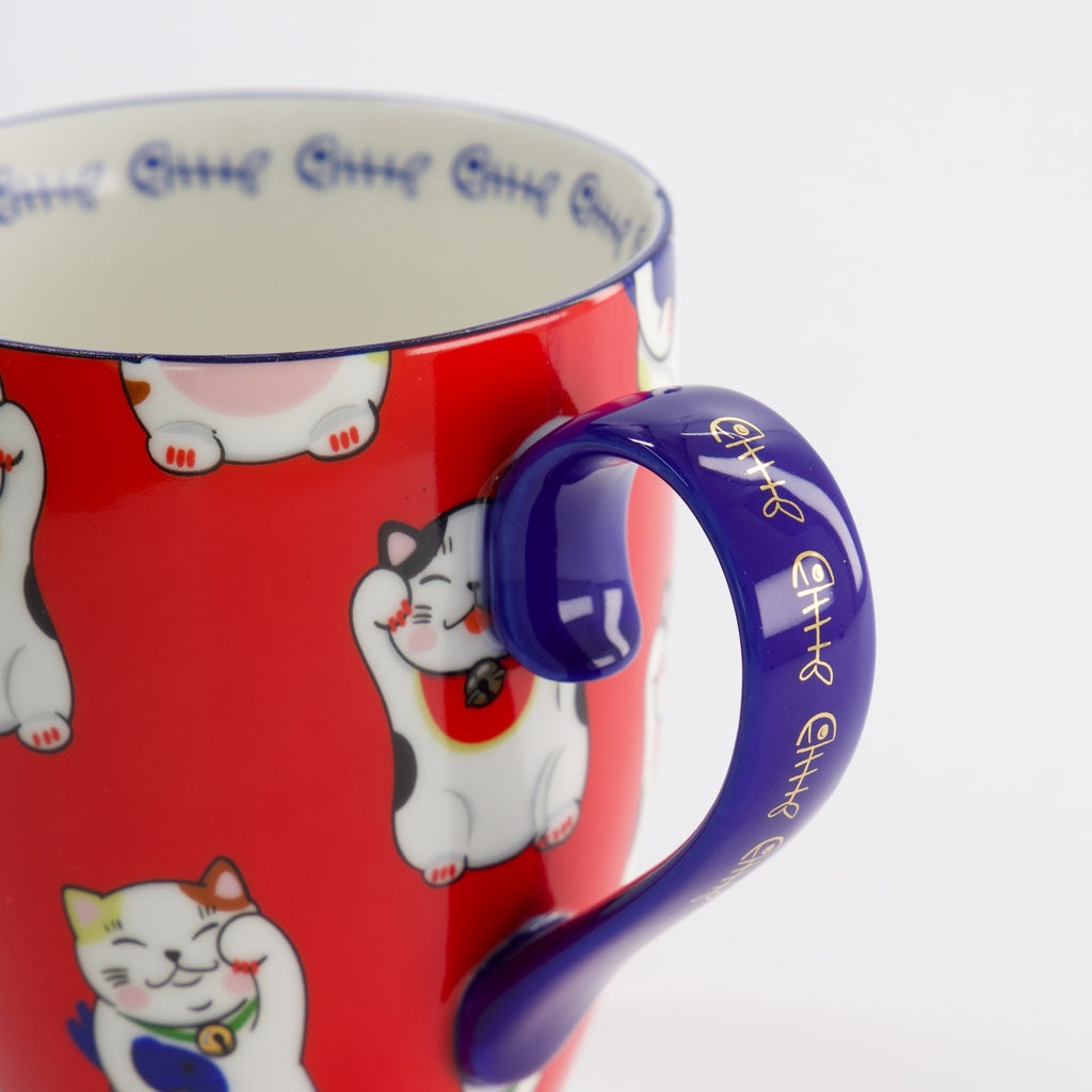 Kawaii Neko | Rot | Tasse mit Geschenkbox 340  ml