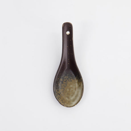 Tajimi Löffel | Braun Schwarz 13,5 cm