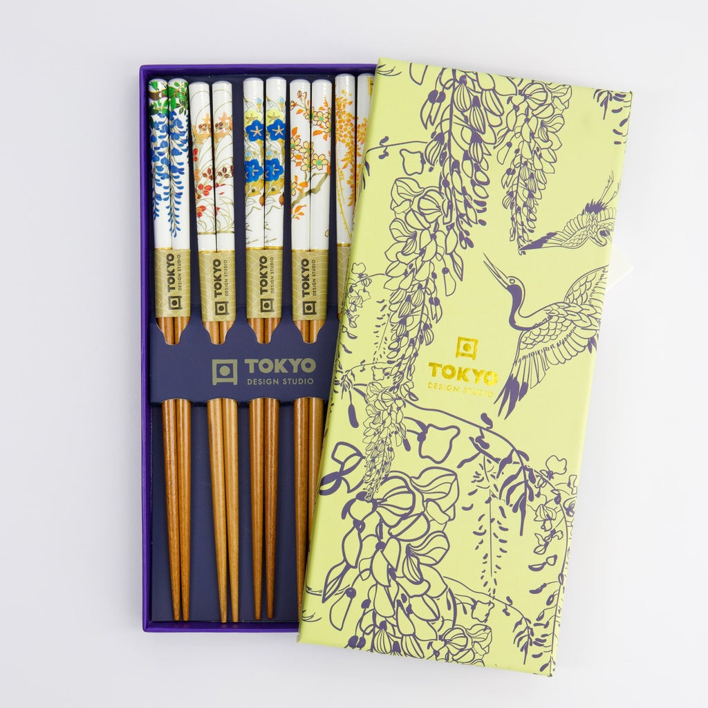 Essstäbchen-Geschenkset „Floral Patterns“