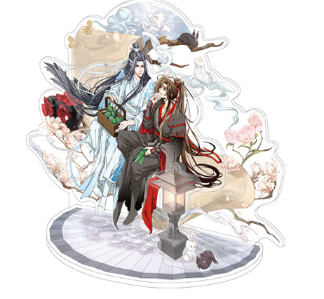 Wei Wuxian & Lan Wangji - Sweet Flags Waving in Wind Version | Grandmaster of Demonic Cultivation | Acryl Diorama 18,5 cm