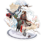 Wei Wuxian & Lan Wangji - Sweet Flags Waving in Wind Version | Grandmaster of Demonic Cultivation | Acryl Diorama 18,5 cm
