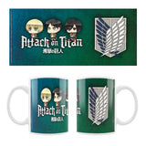 Eren, Mikasa & Armin - Chibi Style | Attack on Titan | Tasse 330ml