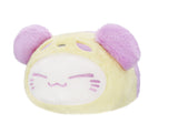 Nemuneko Cat Big Panda Purple Pastell | Plüschfigur 33 cm