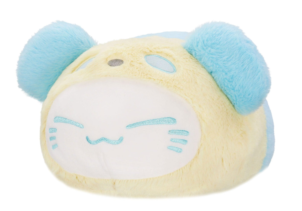 Nemuneko Cat Big Panda Blue Pastell | Plüschfigur 33 cm