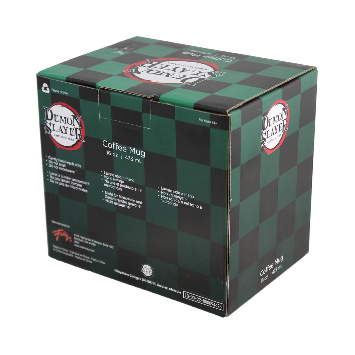 Tanjiro Kamado Mask | Demon Slayer | Tasse 473 ml