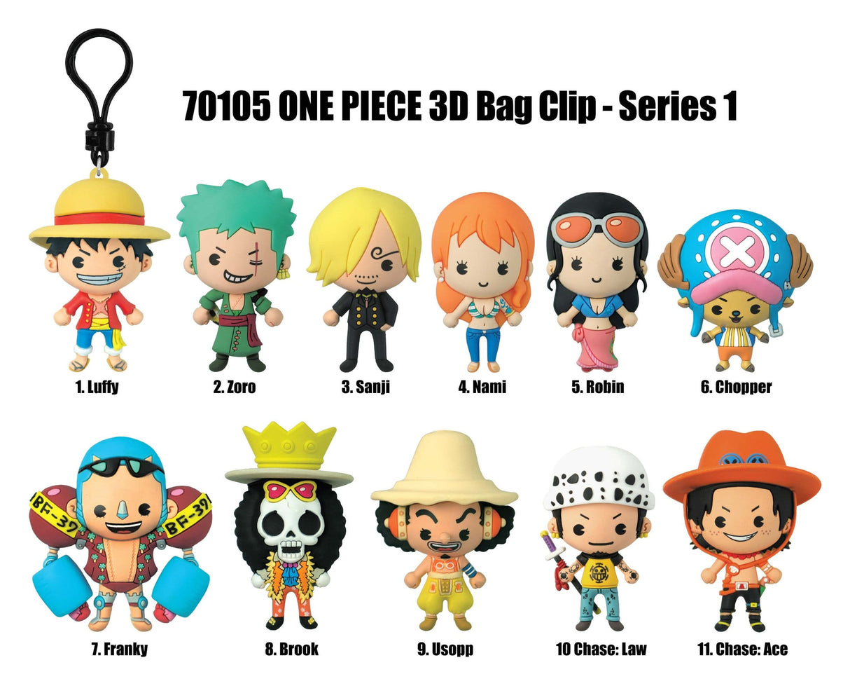 One Piece | 3D PVC-Taschenanhänger | Series 1