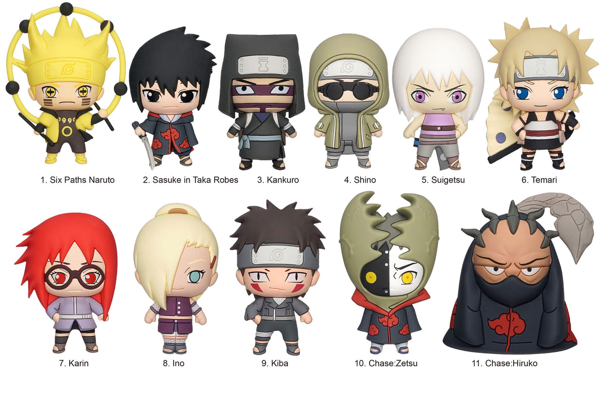 Naruto | 3D PVC-Taschenanhänger | Series 4