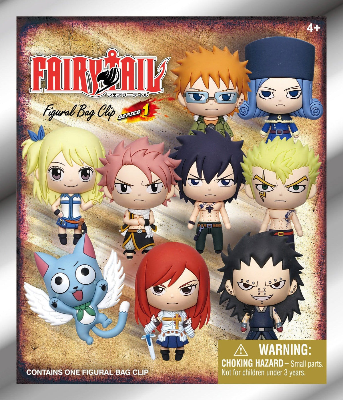 Fairy Tail | 3D PVC-Taschenanhänger | Series 1