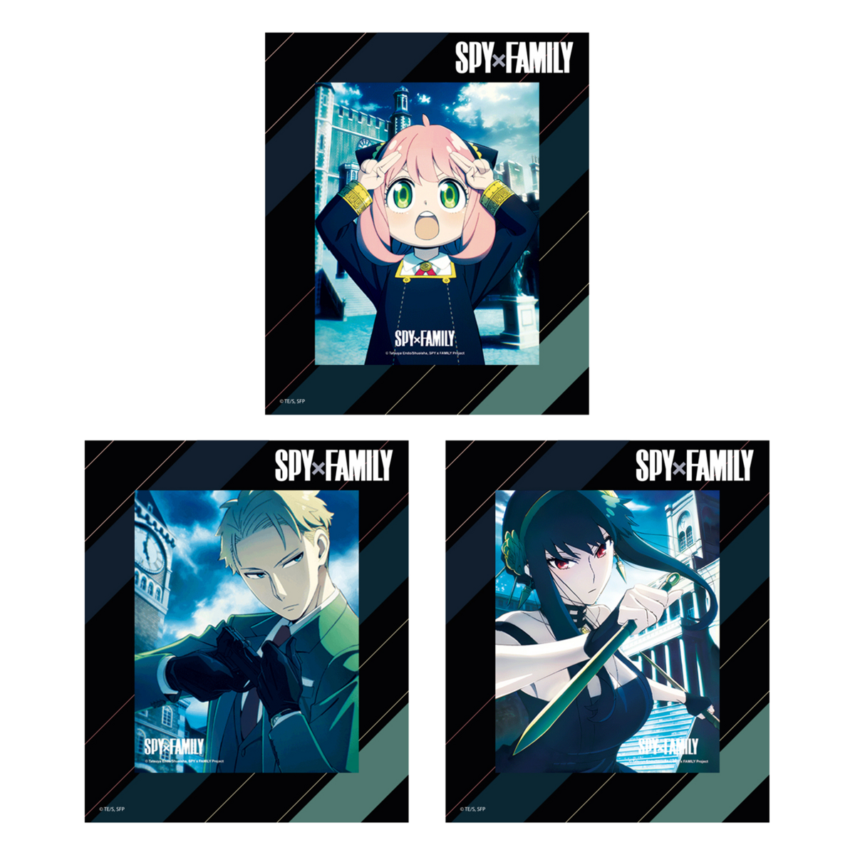 Spy x Family | 3D Karten Set (3 Stück)