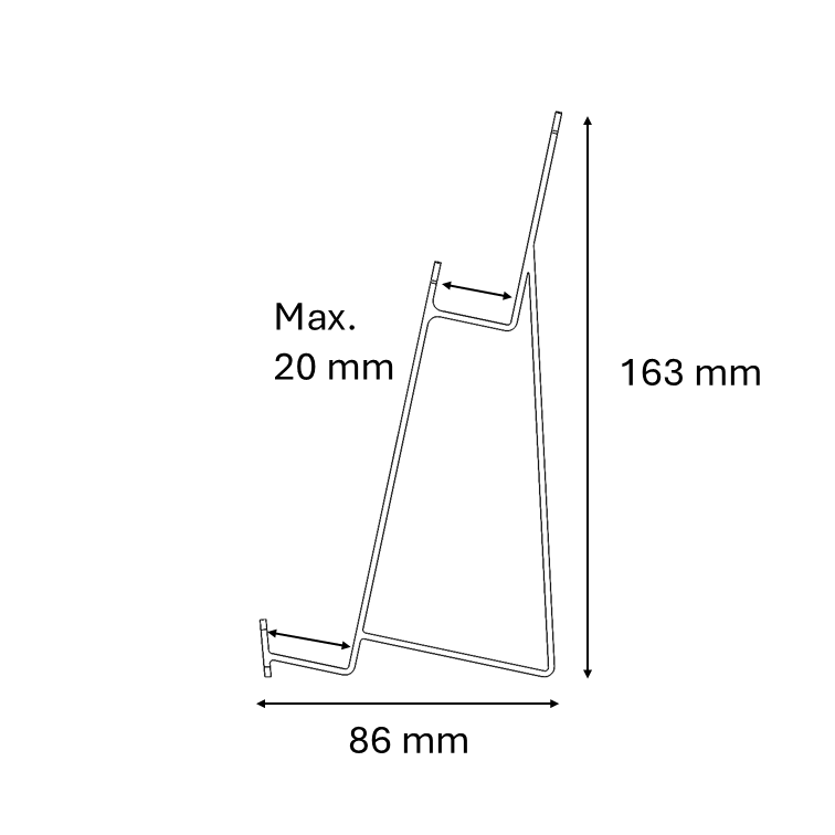MG Dual Stand | Classic - 2,5cm