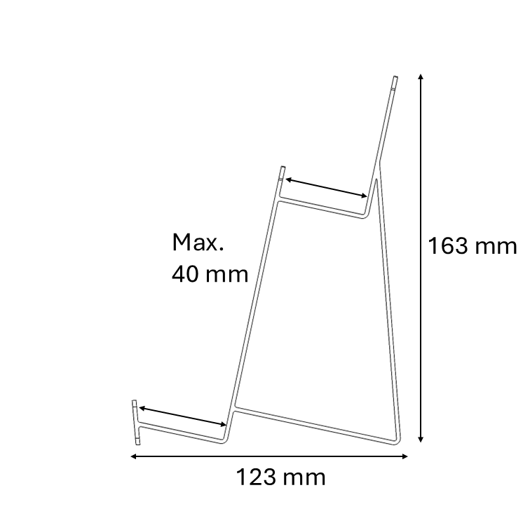 MG Dual Stand | Max - 4cm