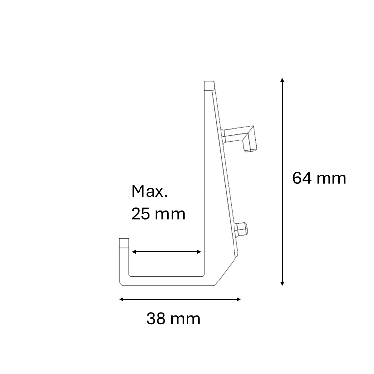 MG Hook | Classic - 2,5cm