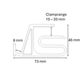 MG Shelf Clamp | Slim - 0,8cm
