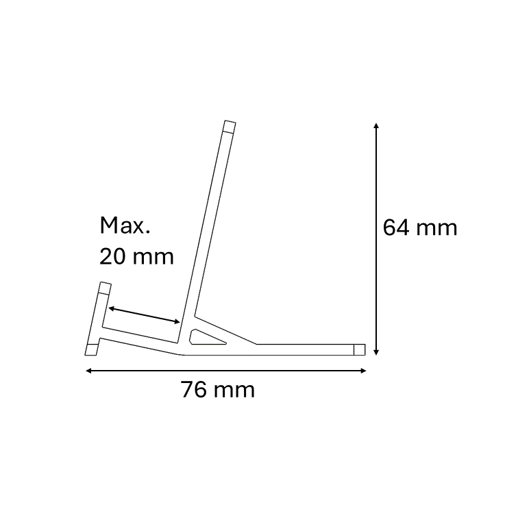 MG Stand | Classic - 2,5cm