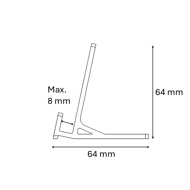 MG Stand | Slim - 0,8cm