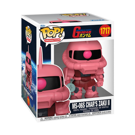 CHARS ZAKU II | Gundam | Oversized POP! Vinyl Figur 15 cm