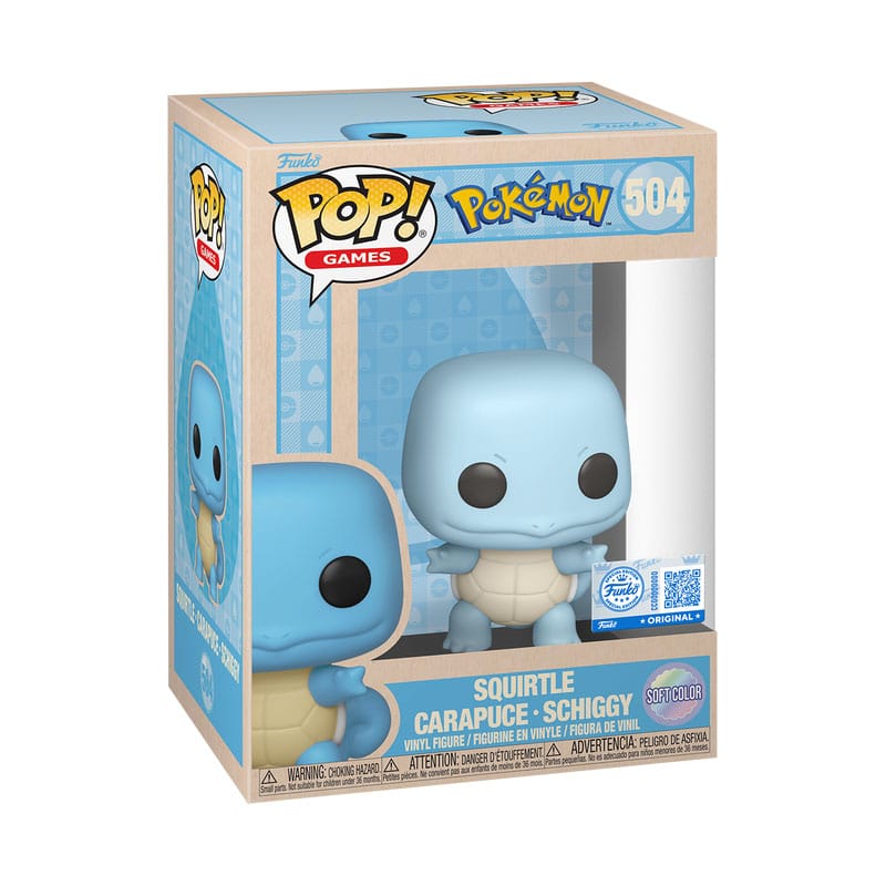 Schiggy | Pokémon | POP! Games Vinyl Figur 9 cm
