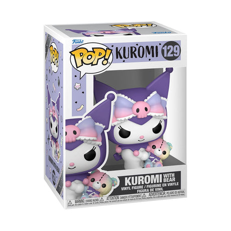 Kuromi w/ Bear | Sanrio | POP!&Buddy Vinyl Figur 9 cm