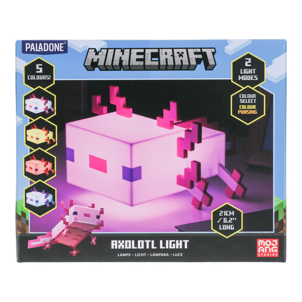 Axolotl | Minecraft | Lampe 21 cm