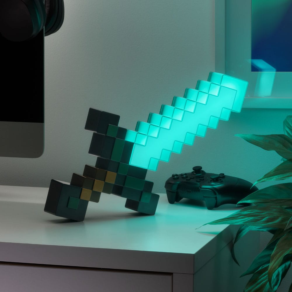 Diamantschwert | Minecraft | Lampe 40 cm