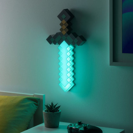Diamantschwert | Minecraft | Lampe 40 cm