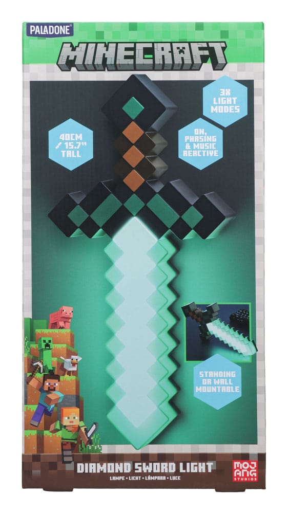 Diamantschwert | Minecraft | Lampe 40 cm