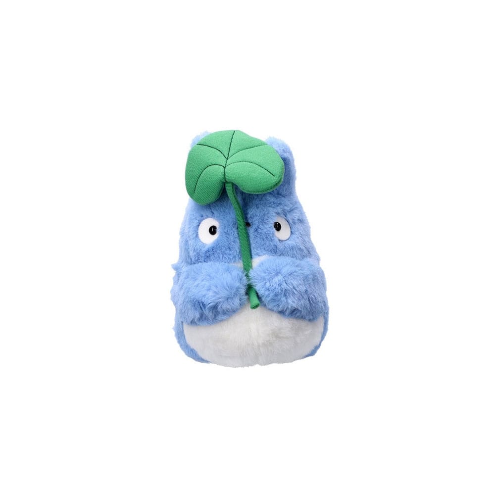 Mein Nachbar Totoro with Leaf (blau) | Plüschfigur 20 cm