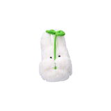 Mein Nachbar Totoro with Leaf (weiß) | Plüschfigur 19 cm