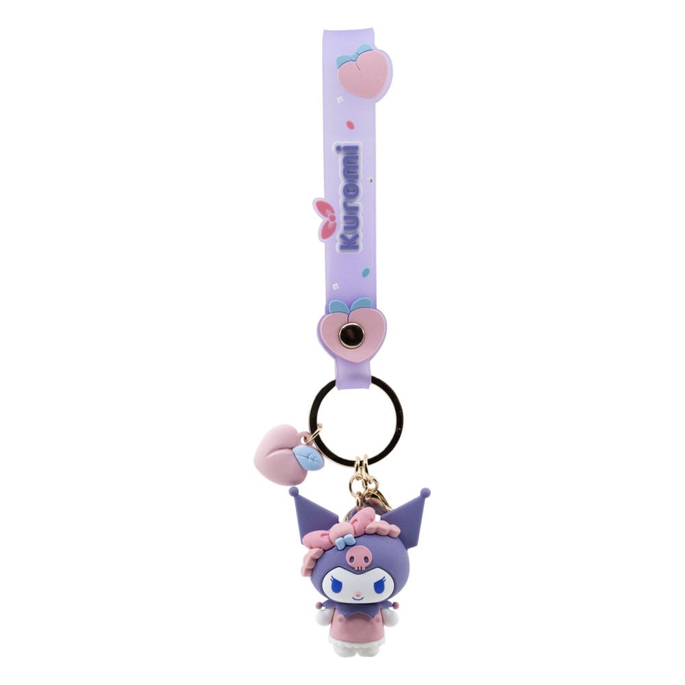 Kuromi | Sanrio Peach Series | Schlüsselanhänger 16 cm